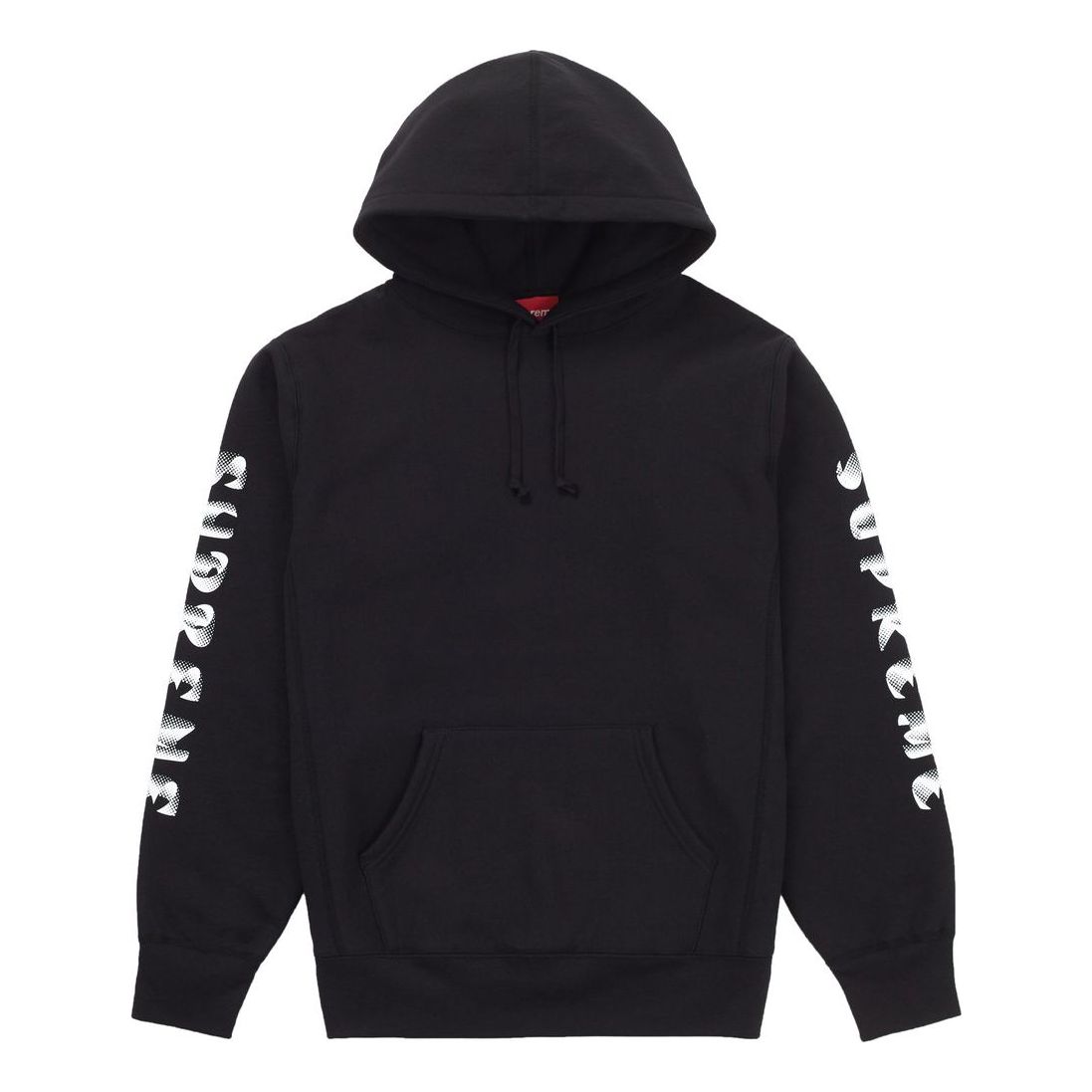Supreme FW18 Gradient Sleeve Hooded Sweatshirt Black SUP-FW18-850