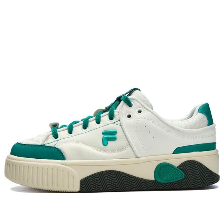 (WMNS) FILA Stack Sneaker 'White Green' T12W312203FPG