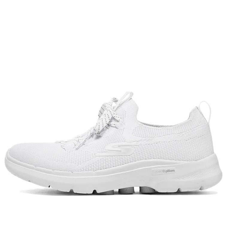(WMNS) Skechers Go Walk Radiant Summer 'White Silver' 124620-WSL