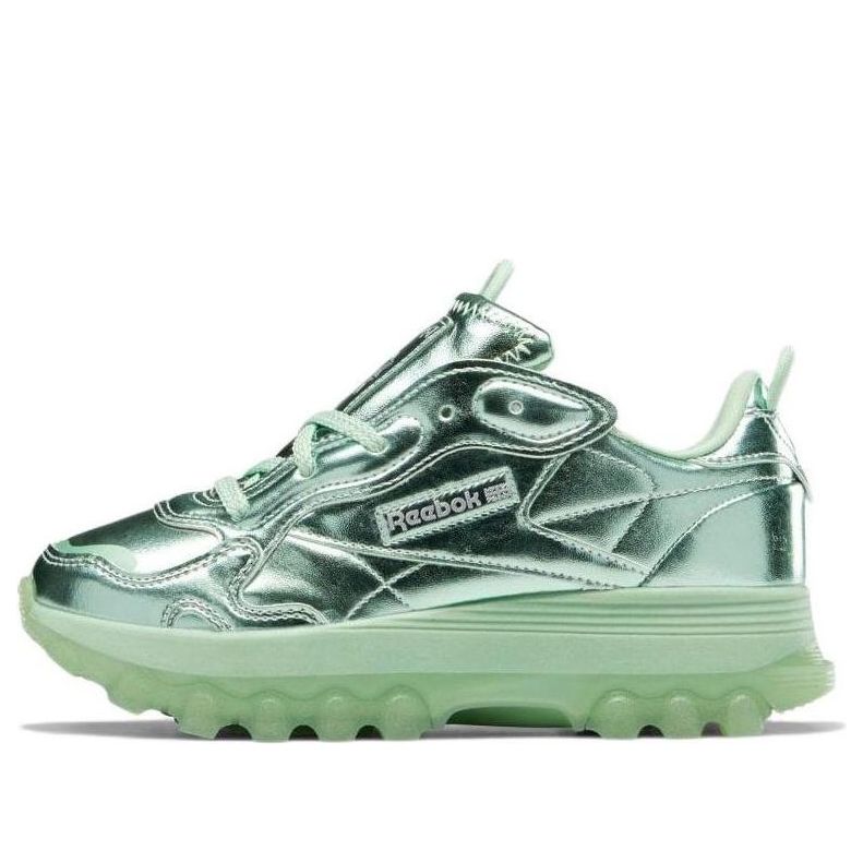 (GS) Reebok Cardi B x Classic Leather 'Semi Pixel Mint' HR0449