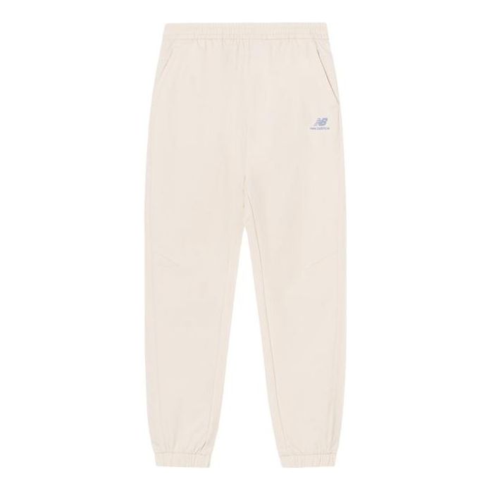 New Balance Logo Sportswear Pants 'Cream White' 5TC44572-IV