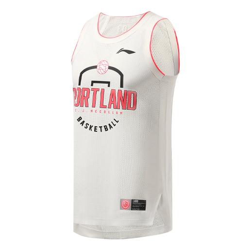 Li-Ning Athletics Sport Portland Jersey 'White Pink' AAYR241-1