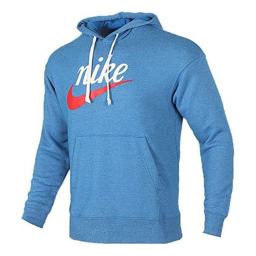 Men's Nike Chest Logo Loose Pullover Blue BV2934-484