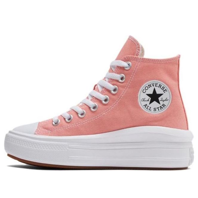 (WMNS) Converse Chuck Taylor All Star Move Platform High 'Lawn Flamingo' A03544C