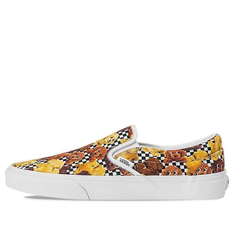 Vans Slip-On Pattern Low Tops Casual Skateboarding Shoes Unisex Multi-Color VN0A7VCFDMV