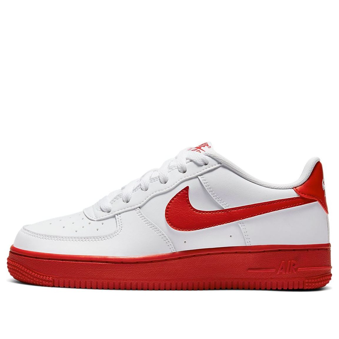 (GS) Nike Air Force 1 'White Red Sole' CV7663-102