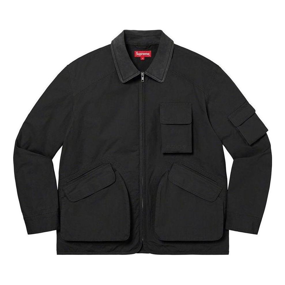 Supreme Cotton Utility Jacket 'Black' SUP-FW22-097