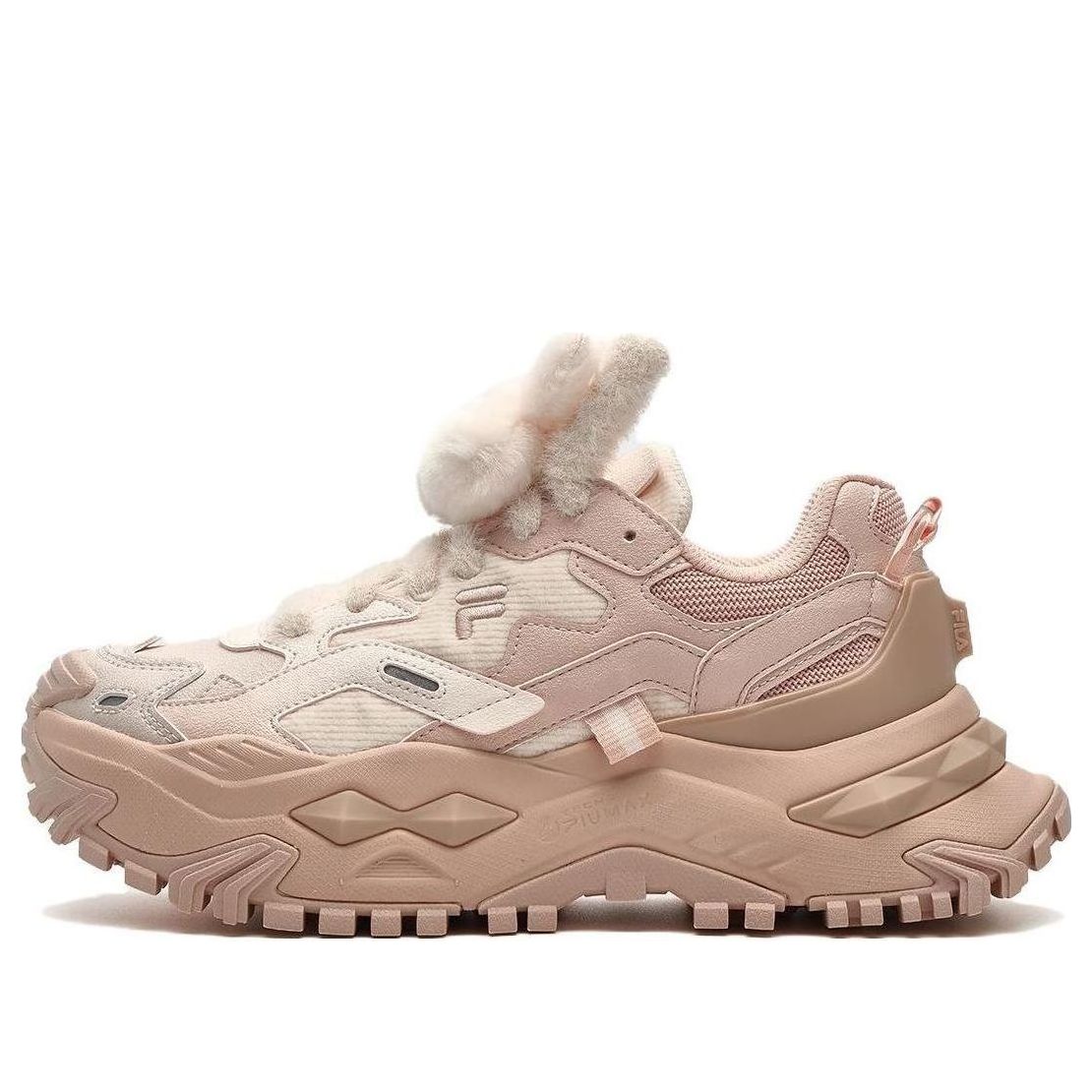 (WMNS) FILA FUSION BIANCO Sneakers 'Pink White' T12W341302FPP