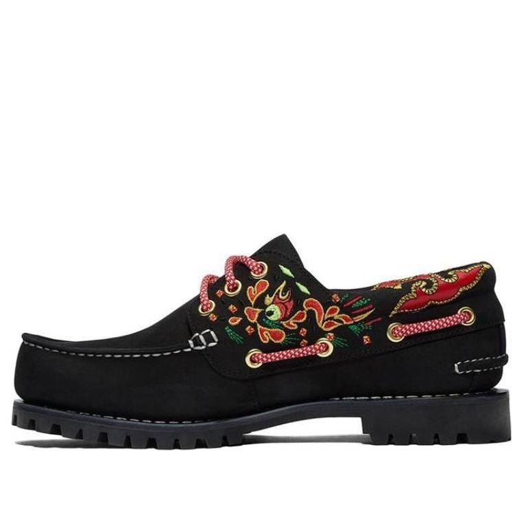 (WMNS) Timberland 3-Holes Boot Shoes x CLOT 'Black' A5Z6UW