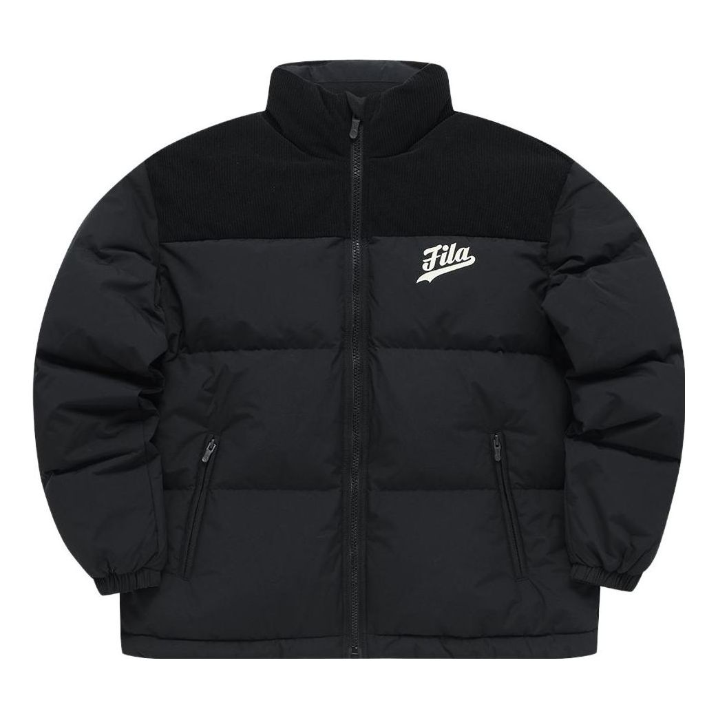 FILA FUSION Logo Down Jacket 'Black' T11M342902F-BK