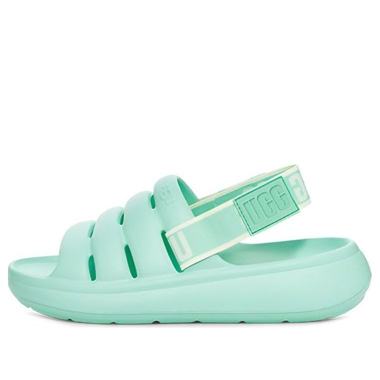 (WMNS) UGG Fluff Yeah Slide 'Emerald Green' 1126811-PEMR