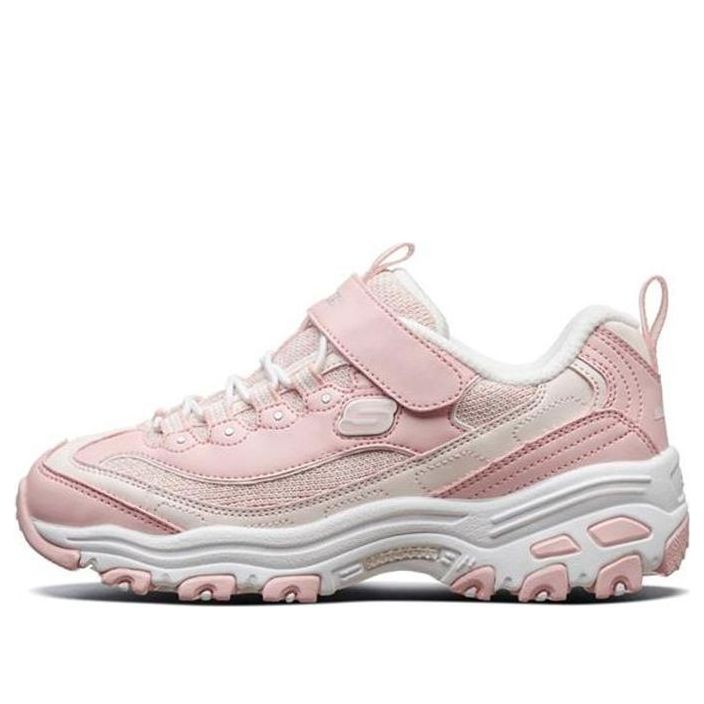 (GS) Skechers D'lites Low Running Shoes Pink 664094L-LTPK