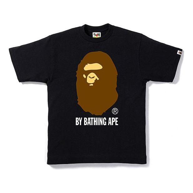 A Bathing Ape Ape Head Tee' Black Brown' BAPE-SS18-040