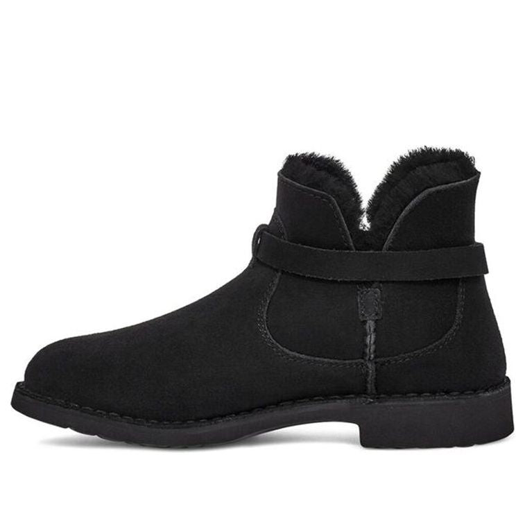 (WMNS) UGG Elisa Fleece Lined Snow Boots Black 1116107-BLK