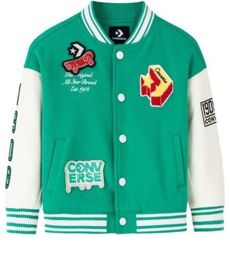 (GS) Converse Golf Jacket 'Green White' CV2312030GS-001