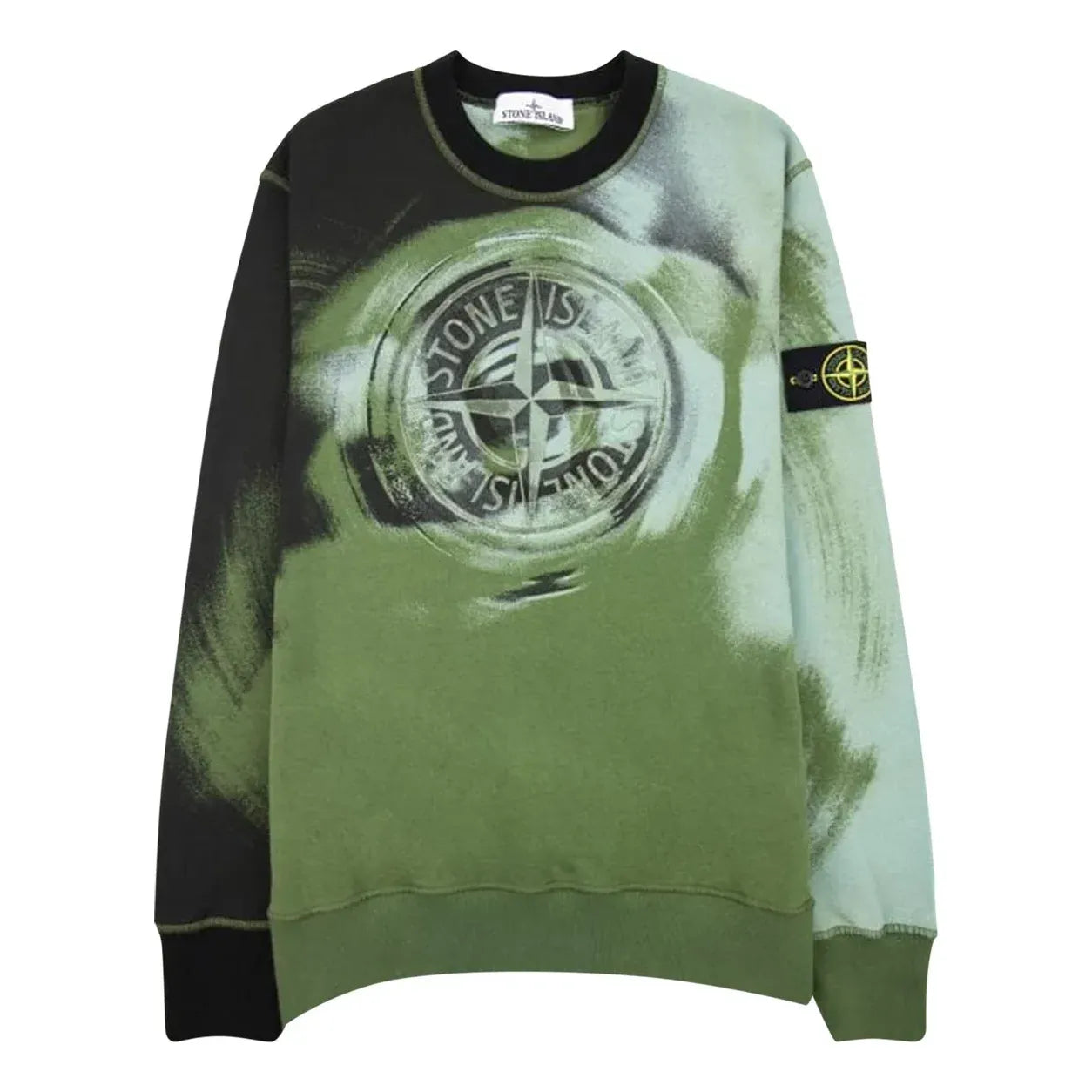STONE ISLAND Crewneck Sweatshirt 'Olive' 771563045-V0058