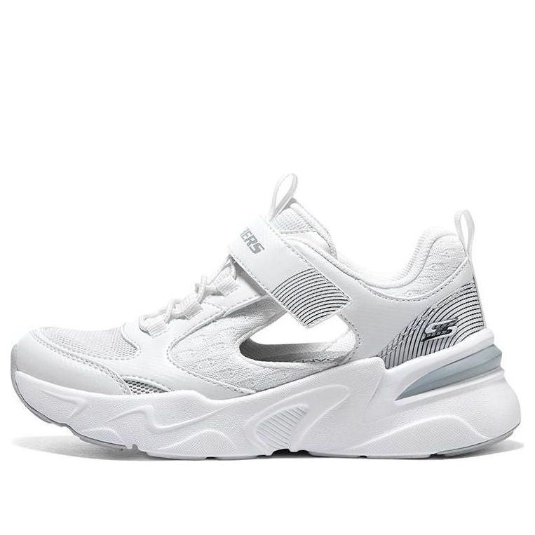 (GS) Skechers Bobs Bamina 'White Grey' 405257L-WGY