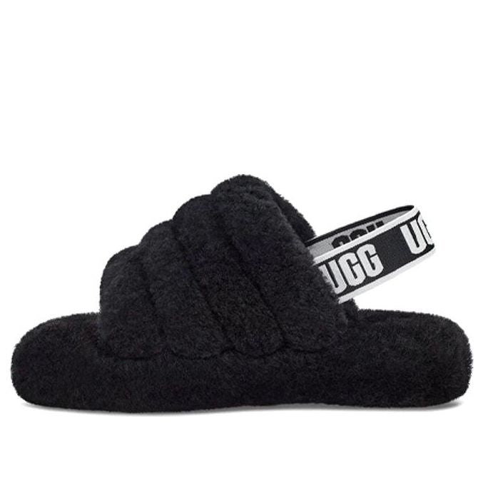 (PS) UGG Fluff Yeah Slide 'Black' 1098494K-BLK