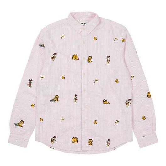 Palace Garfield Boojie Shirt 'Pink White' P21SHT001
