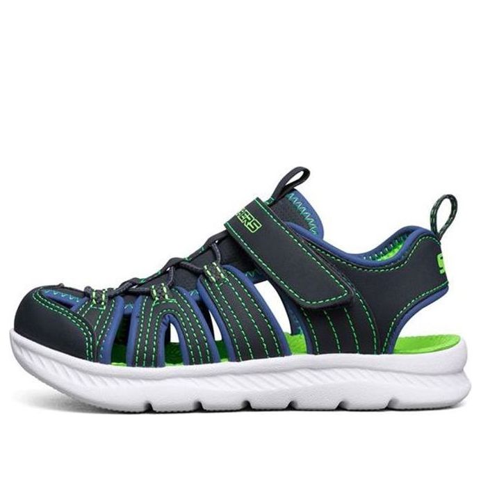 (GS) Skechers C-Flex Sandal 'Blue Yellow' 400041L-NVLM