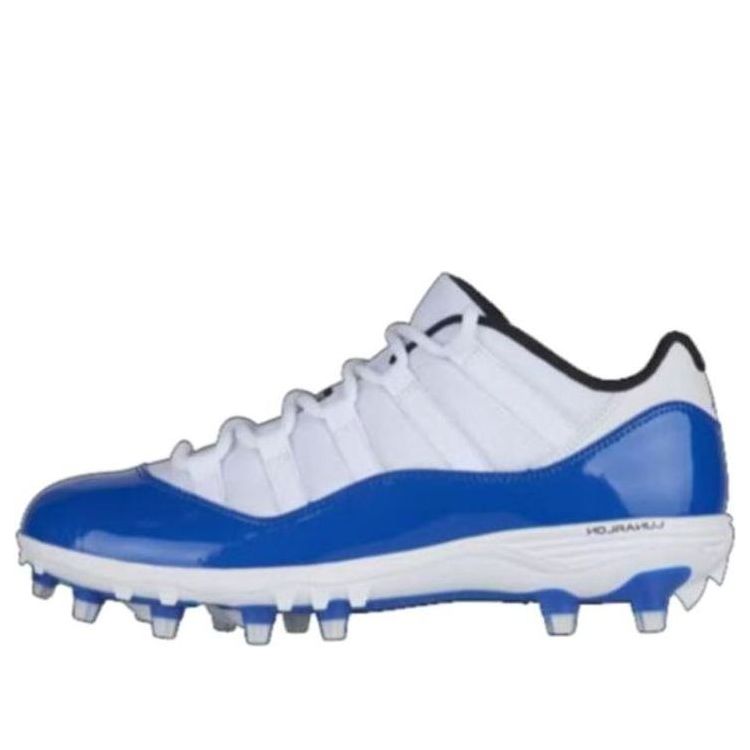 Air Jordan 11 Retro Low Cleat 'White Blue' AO1560-107