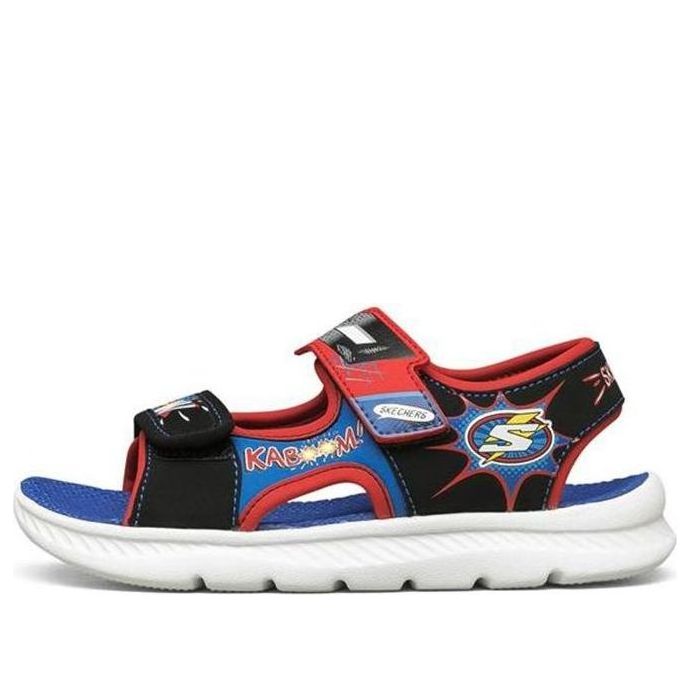 (GS) Skechers C- Flex Sandal 2.0 'Blue Red Black' 402102L-RDBK