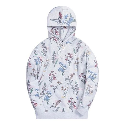 KITH Botanical Floral Williams III Hoodie 'Light Heather' KH2624-002