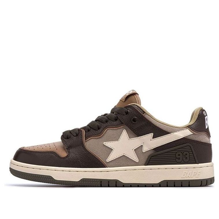 A BATHING APE Sk8 Sta 'Dark Brown Beige' 1I70-191-004-RB