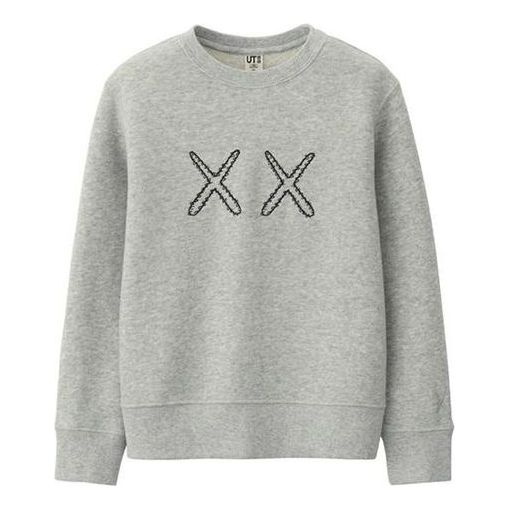 UNIQLO x KAWS Graphic Sweatshirt 'Grey' 416115-03