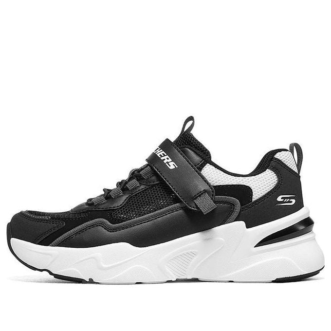 (GS) Skechers Bob's Bamina 'Black White' 406117L-BKW