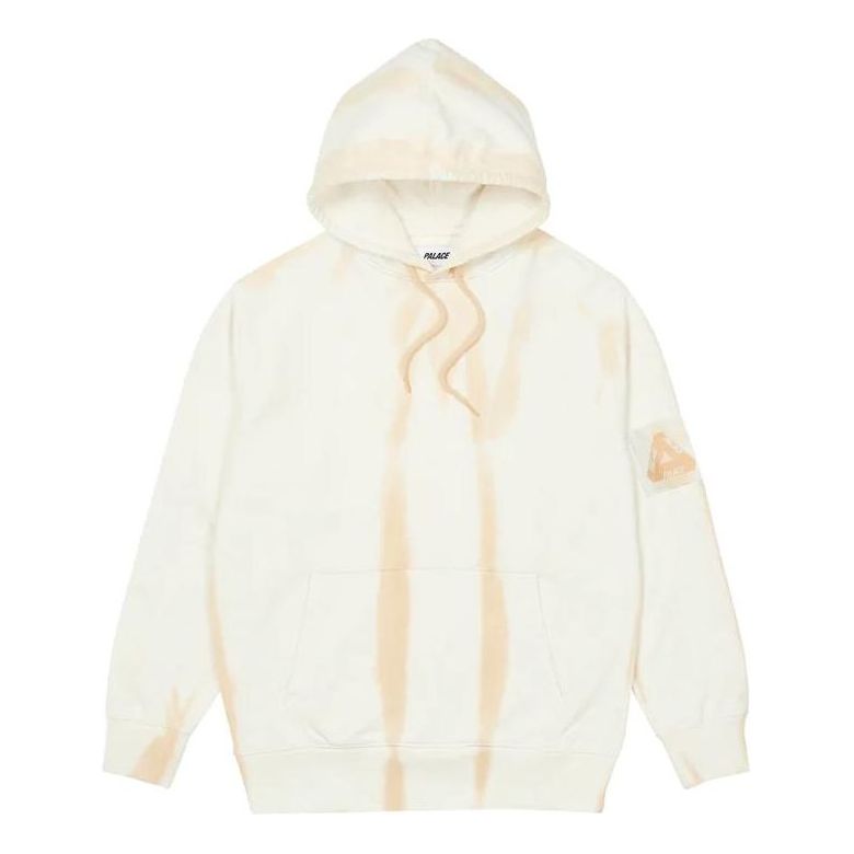 Palace Zebra Tie Dye Hoodie 'Sand' P22CS087