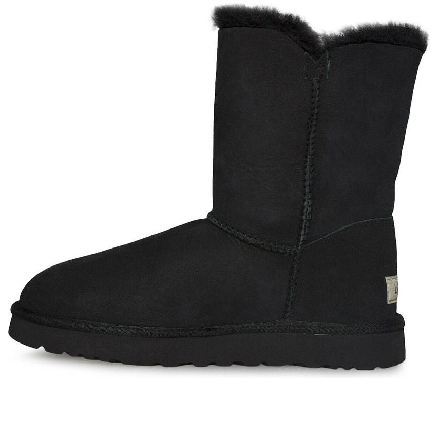 (WMNS) UGG Bailey Button Snow Boots Black 1096969-BLK