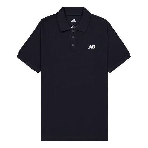 New Balance Sport Essentials Polo Shirt 'Black' MT41503-BK