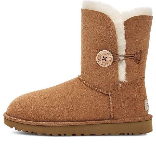 (WMNS) UGG Bailey Button II Boot Fleece Lined 1016226-CHE