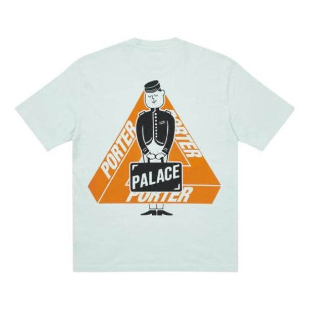 Palace x Porter Tri Ferg Bell Boy T-Shirt 'Blue' PAL-SS23-108
