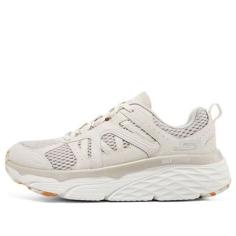 (WMNS) Skechers Max Cushioning Elite 'White' 128137-NAT
