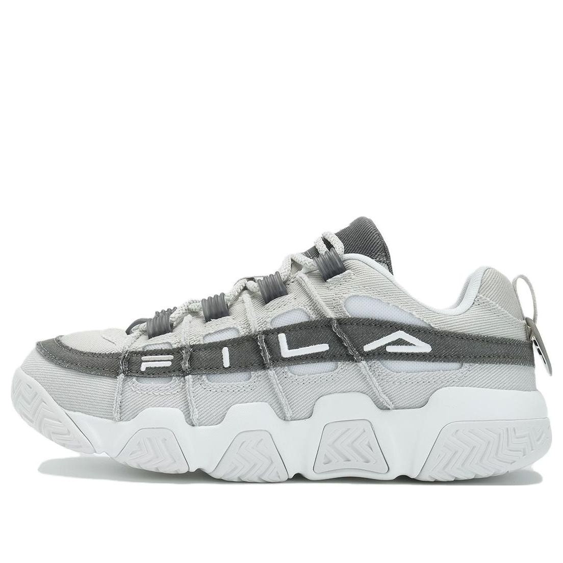 (WMNS) FILA Barricade Basketball Shoes 'Grey White' T12W333201FNQ