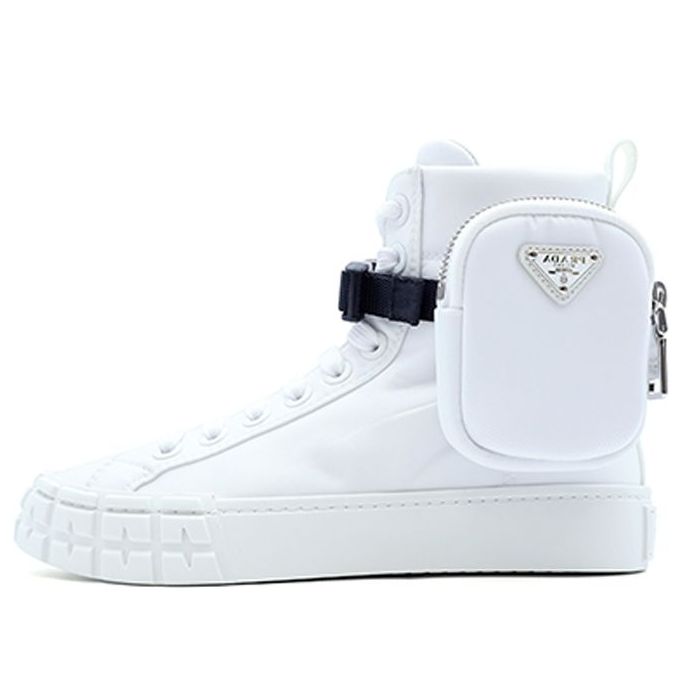 (WMNS) PRADA Wheel Re-Nylon Hight Sneakers 'Off White' 1T551M_3LFV_F0009