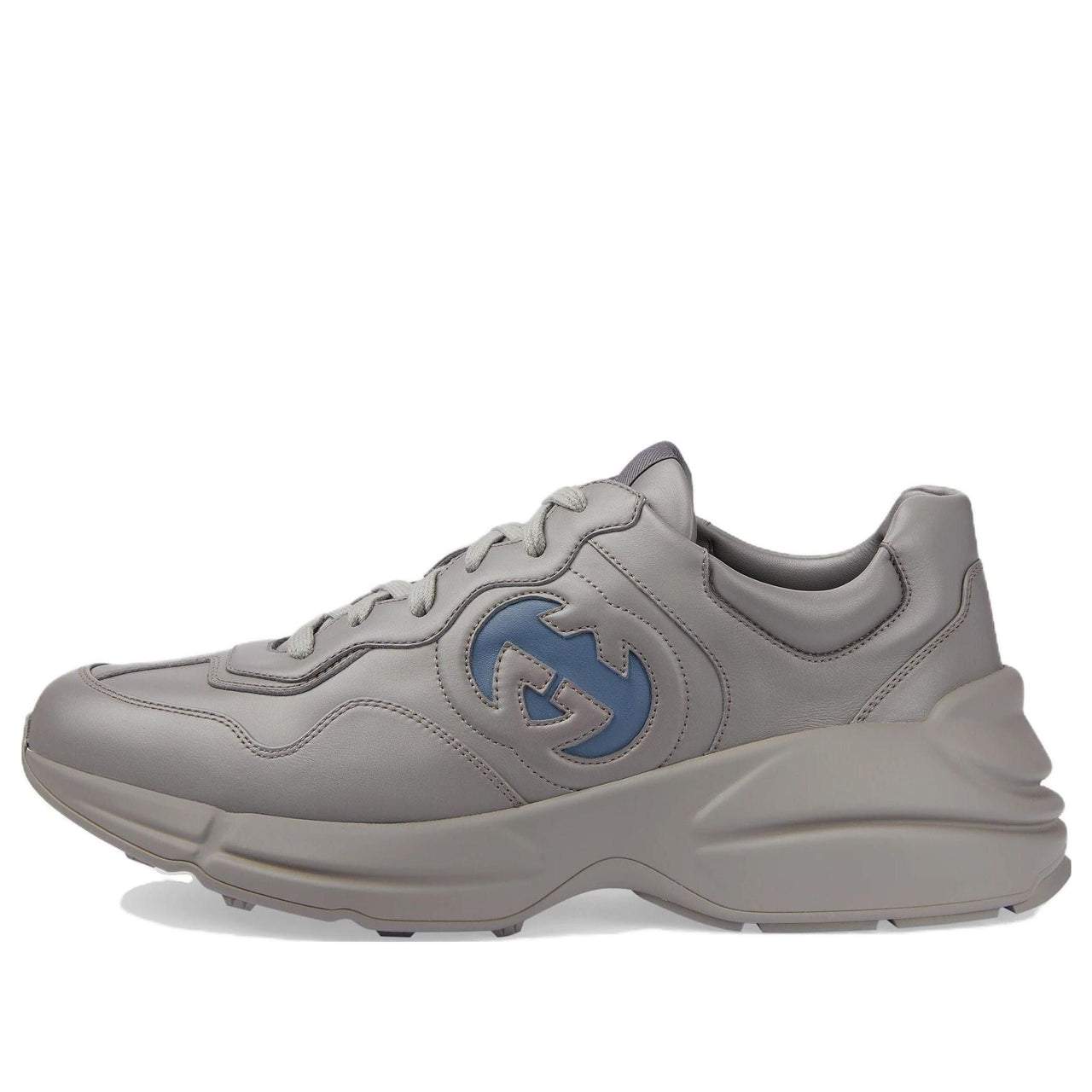 Gucci Rhyton Leather Sneakers 'Grey Blue' 757857-UPG70-1248
