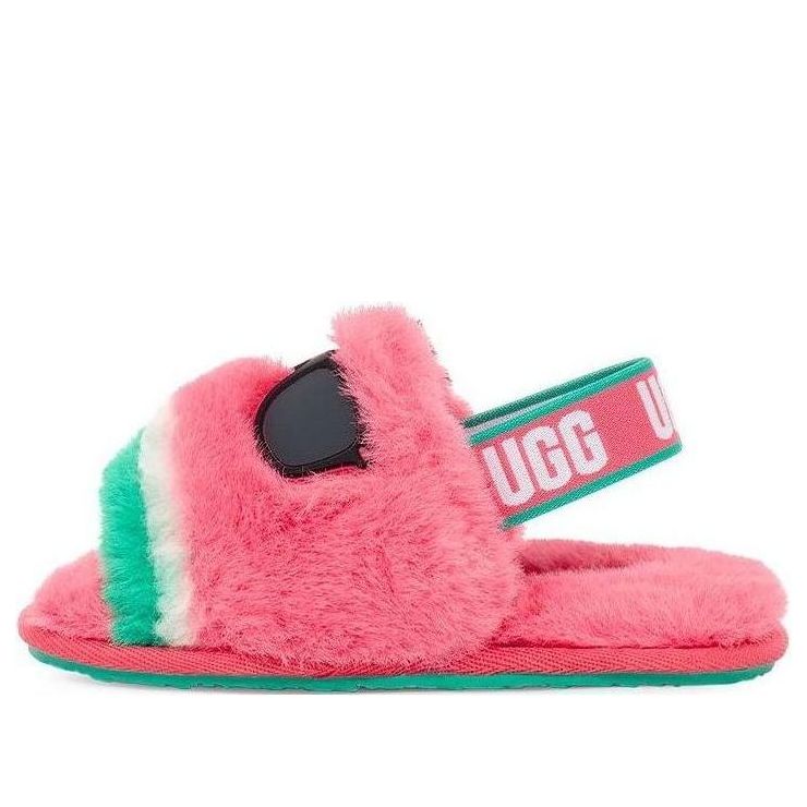 (TD) UGG Fluff Yeah 'Watermelon Stuffie' 1136516T-WTR