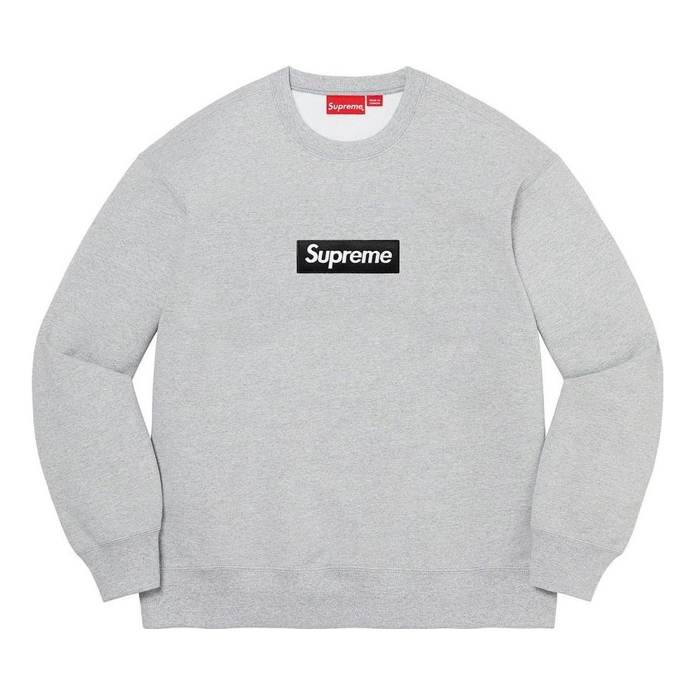 Supreme Box Logo Crewneck 'Grey Black White' SUP-FW22-785