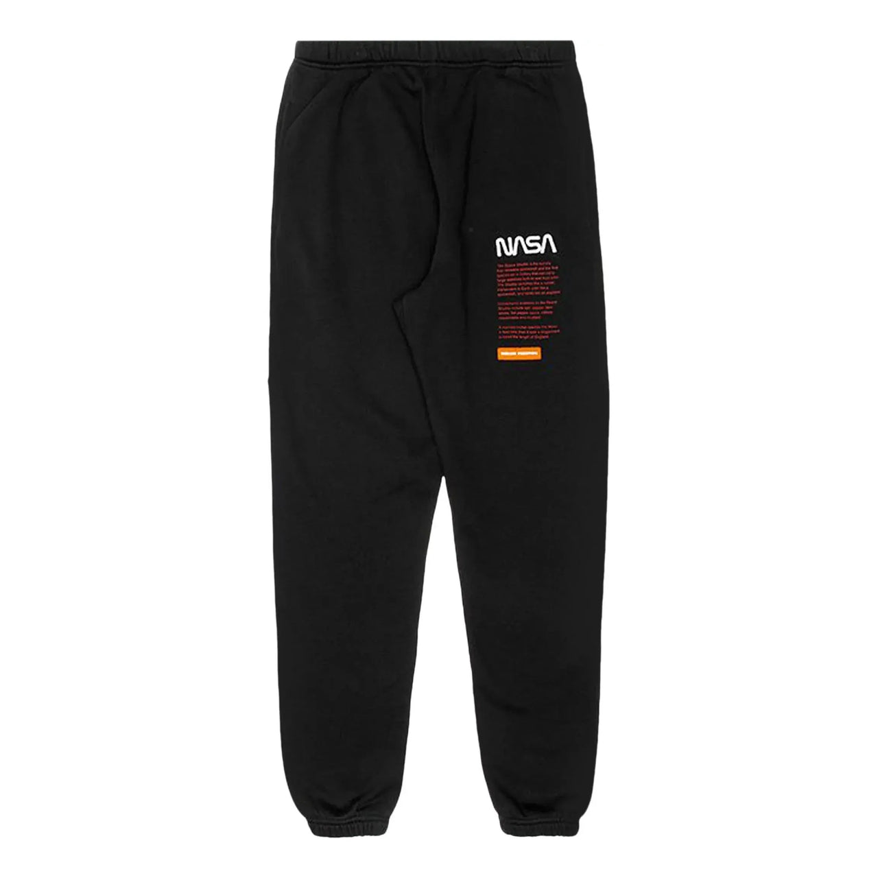 HERON PRESTON x NASA Facts Slim Pants 'Black' HMCH005F198080201088