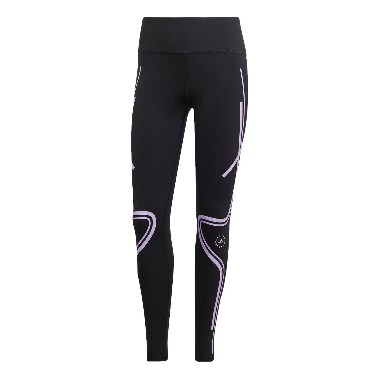 (WMNS) adidas by Stella McCartney TruePace Running Leggings 'Black Purple Glow' IB6807