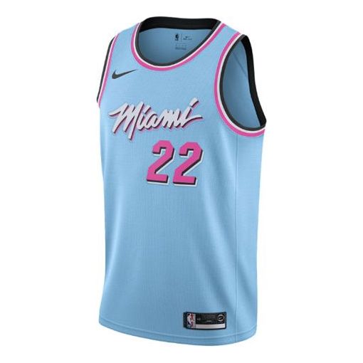 Men's Nike NBA City Limited Miami Heat 2 No. 2 Butler Basketball Jersey/Vest SW Fan Edition 19-20 Season Blue AV4650-434