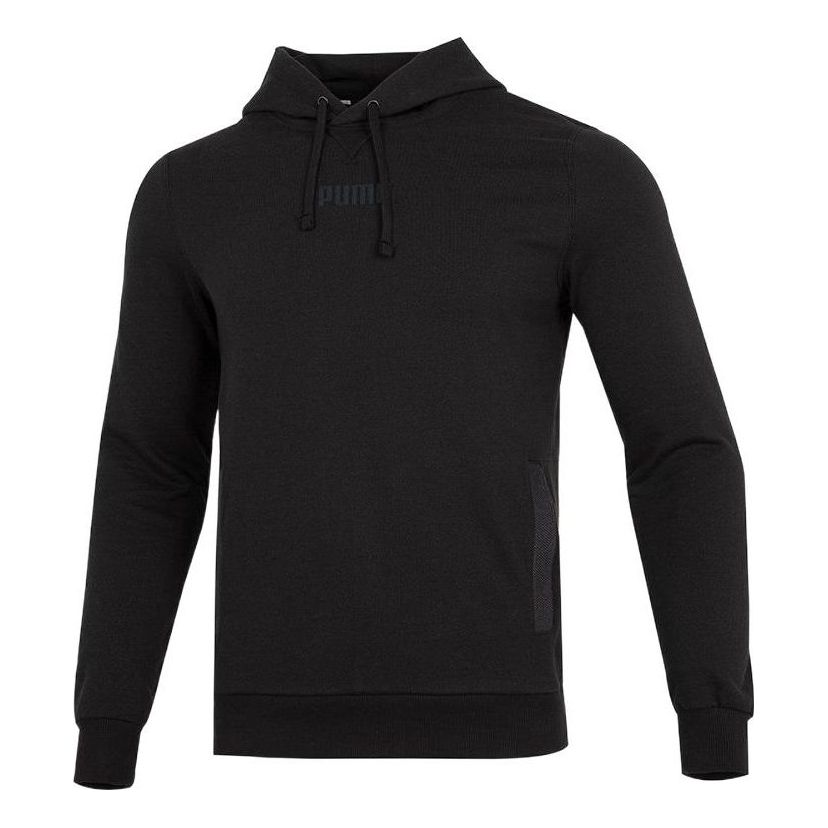 PUMA Modern Basics TR hooded Long Sleeves Solid Color Black 849584-01