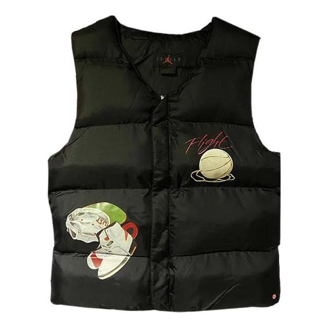 Air Jordan Padding Best Artist Series Vests 'Black' DV1608-010