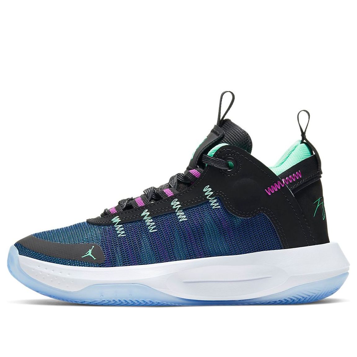 (GS) Air Jordan Jumpman 2020 Black/Blue/White BQ3451-005