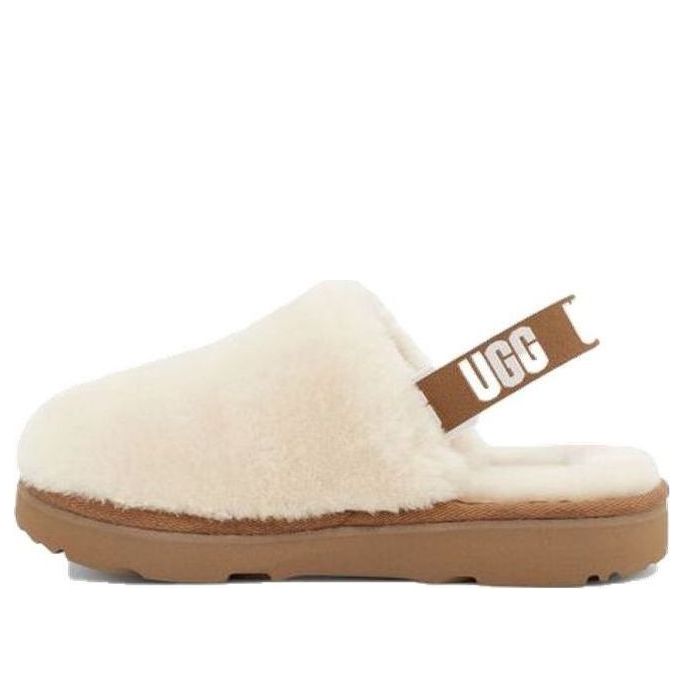(PS) UGG Fluff Yeah Clog Slipper 'Natural' 1123633K-NAT