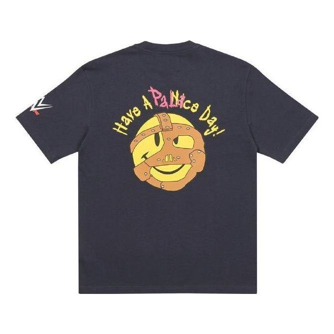 Palace X WWE SS23 Logo T-Shirt 'Black' P22TS461