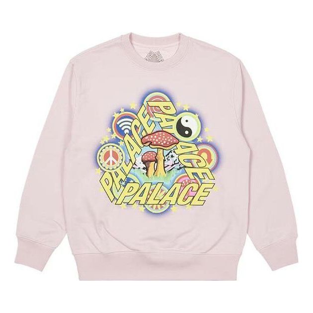 Palace Bun 5G Crew Sweater 'Pink' P23CW038